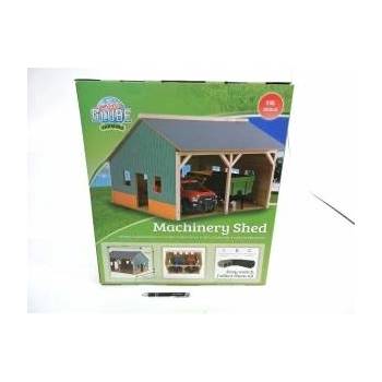 Chipolino Shed for 2 tractors 55x53x38cm 1: 16 HIPO
