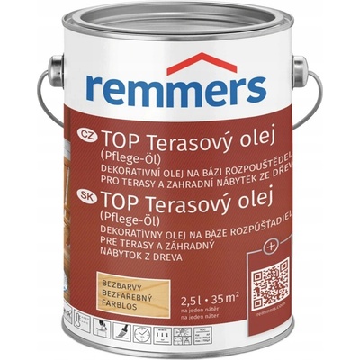 Remmers Top terasový olej 2,5 l Bezfarebný
