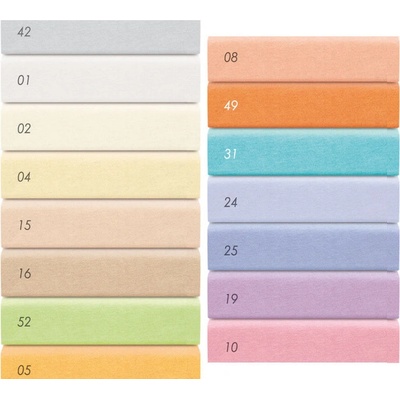 BabyMatex Prostěradlo s gumou jersey světle modré 60x120