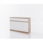 Bogdan Furniture G Скрин Мебели Богдан модел Clasic lux 942, Дъб суров с Бяло гладко - bogdanmebel