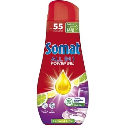 Somat All in 1 Lemon & Lime gel do myčky 55 PD – Zboží Mobilmania