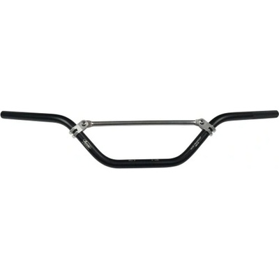 ACCEL hliníková s příčkou 22,2mm ATV černá130/770 mm