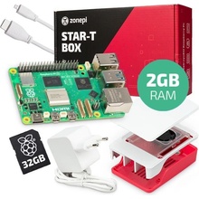 Zonepi Oficiální sada s Raspberry Pi 5 (2GB RAM) + krabička + 32GB microSD + příslušenství 537835