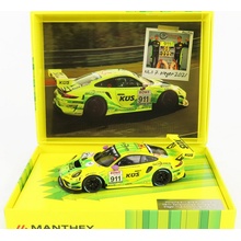 Minichamps Porsche 911 991-2 Gt3 R Team Manthey Racing N 911 2nd 24h Nurburgring 2019 E.bamber M.christensen K.estre Žlutá Zelená 1:43