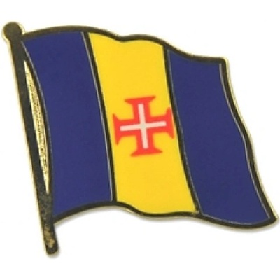 Odznak (pins) 20mm vlajka Madeira - farebný