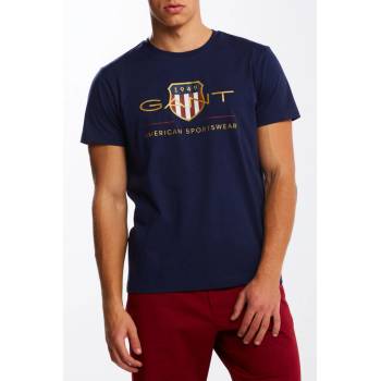 Gant D2. ARCHIVE SHIELD SS T-SHIRT modrá