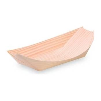 fingerfood dřevěná lodička 16,5x8,5 100k 100023300