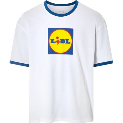 Pánské oversize triko s BIO bavlnou LIDL bílá – Zboží Dáma