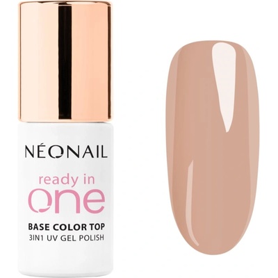 NEONAIL Ready In One 3in1 UV Gel Polish гел лак за нокти с диамантен прах цвят 05 One Sand Taupe 7.2ml