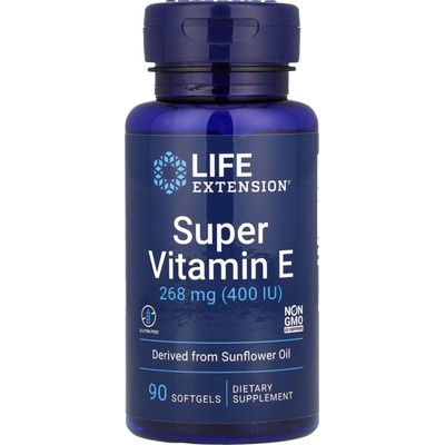 Life Extension Super Vitamin E 268 mg 400 IU 90 gelových tablet