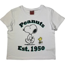 EPlus dievčenské tričko Snoopy biele