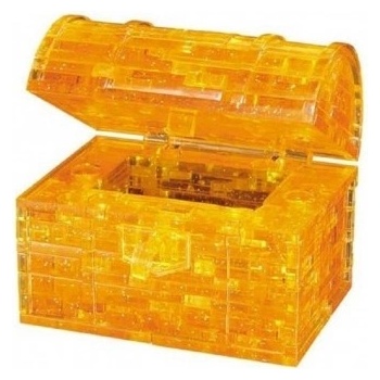 HCM Kinzel 3D Crystal puzzle Pokladnička truhla s klíčkem 52 ks