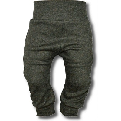 Dětské bavlněné tepláčky antracit melanž