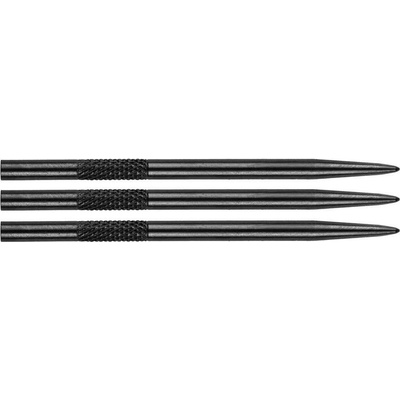 Bull's steel Knurled, 45mm, černé - 3ks