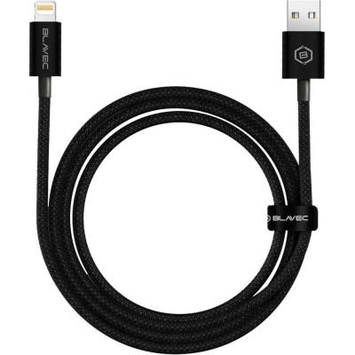 Blavec CCA-UL24B20 Candy Braided USB-A - Lightning 2,4A, 2m, černý