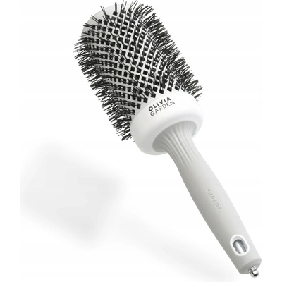 Olivia Garden Expert Blowout Shine kefa na fúkanie White&Grey 55 mm