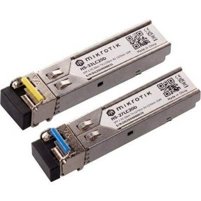 MikroTik SFP28 pár optických modulů HS-2733LC20D, SM, 20km, 1G/2.5G EDF_1711178