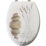 Pepita Седалка за тоалетна Pepita от MDF с бавно затварящ се капак - Stone Баня - white (P-7343)