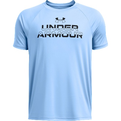 Тениска Under Armour Tech Split Wordmark 1383010-465 Размер YSM