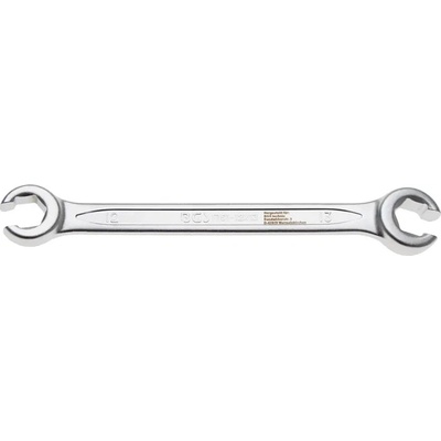 BGS technic Otevřený dvoustranný očkový klíč 12 x 13 mm na brzdová potrubí BGS 1761-12x13