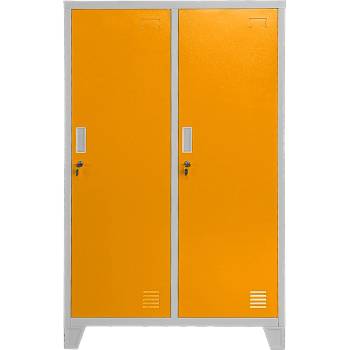 Carmen Метален шкаф Carmen CR-1604-2 JZ - Сив / оранжев (3580174_2)