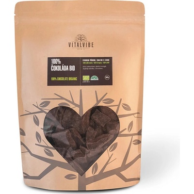 Vitalvibe Čokoláda 100% BIO, 250 g