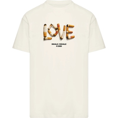 Mister Tee Тениска Inhale Heavy Oversize Tee sand XXLUB-MT3979-00208 - Тъмносив, размер XS