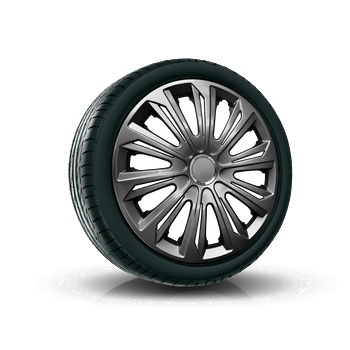 Image 1 of NRM капаци 16", strong ГРАФИТЕН ЛАКИРАНИ 4брой (vtv-pu-22204)