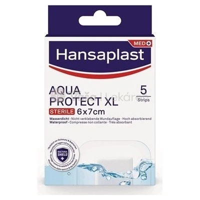 Hansaplast Aqua Protect XL Sterile Náplasť 5 náplastí