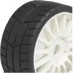 HOBBYTECH Гуми за 1/8 Рали 17 хекс challenge 1/8 pre glued rally tyres on white wheels htr-t452 (htr-t452)
