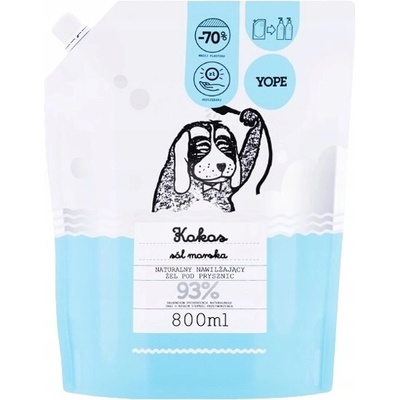 Yope Sprchový gél Kokos a Morská Soľ Náplň 800 ml