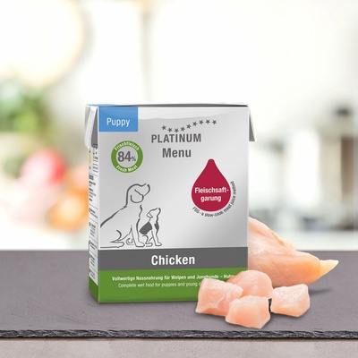 Platinum Natural Menu Puppy Chicken 375 g – Sleviste.cz