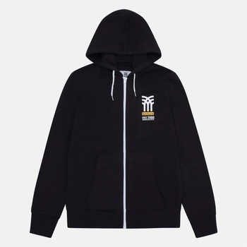 Fenchurch Men's Stkd Full-Zip Fleece Fabric - Black
