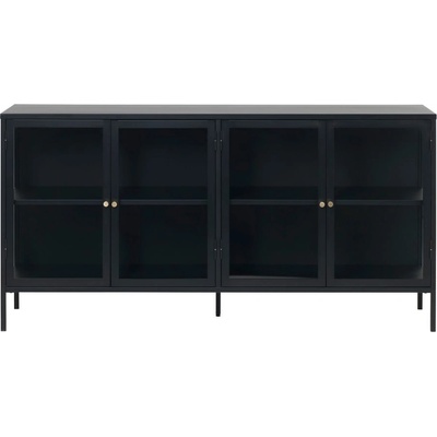 Unique Furniture Черна метална витрина 170x85 cm Carmel - Unique Furniture (42270600)