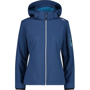 CMP Дамско софтшел яке CMP Women's Softshell Jacket Zip Hood Softshell jacket - Blue Ink - размер 40 (EU) (103-2141-1314)