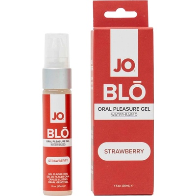 System JO BLO aromatický orálny gél jahoda 30 ml