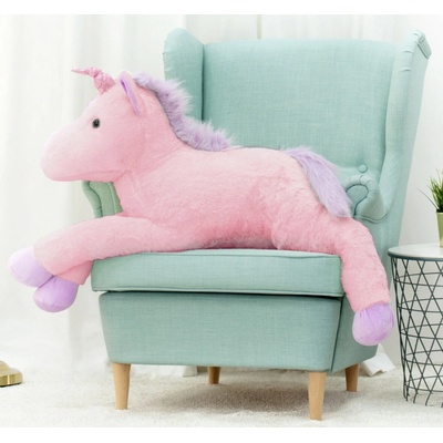 Dear Bear Plyšový jednorožec Unicorn 125 cm - ružový
