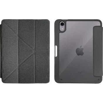 Torrii Torero Case - полиуретанов кейс и поставка с отделение за Apple Pencil за iPad mini 6 (2021) (черен)