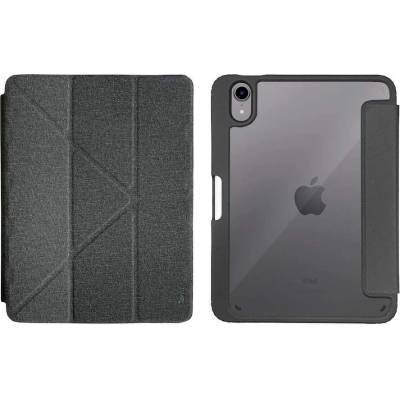 Torrii Torero Case - полиуретанов кейс и поставка с отделение за Apple Pencil за iPad mini 6 (2021) (черен)