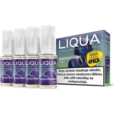 Ritchy Liqua Elements 4Pack Blackcurrant 4 x 10 ml 3 mg