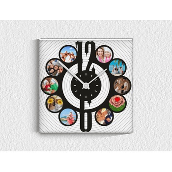 Image 1 of Стъклен стенен часовник 059