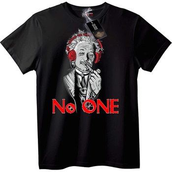 NOONEBRAND Тениска Айнщайн Никой - 2XL, Black