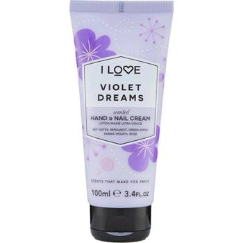 I Love Cosmetics Violet Dreams крем за ръце за жени 100 мл