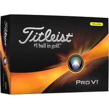 Titleist Pro V1 žlté 12 ks