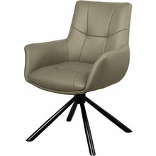 Interior De Signature taupe / černá pravá kůže 2 ks