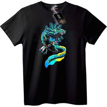 NOONEBRAND Тениска Митичен Ящер - XL, Black