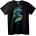 NOONEBRAND Тениска Митичен Ящер - XL, Black