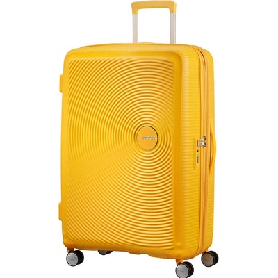 American Tourister Soundbox Spinner32G žltá 97/110 l