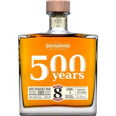 Stará Myslivecká Single Barrel 8y Rye Whisky Double Oaked 40% 0,7 l (holá láhev)