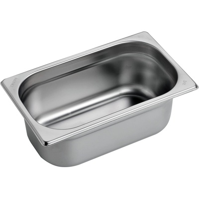 REDFFOX Gastronádoba GN 1/4 - hloubka 100 mm - nerezová